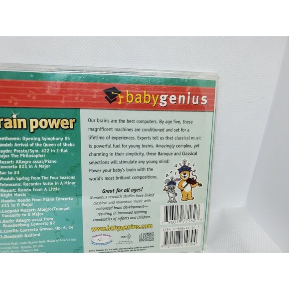 Baby Genius Brain Power CD No Scratches Clean - Picture 5 of 10